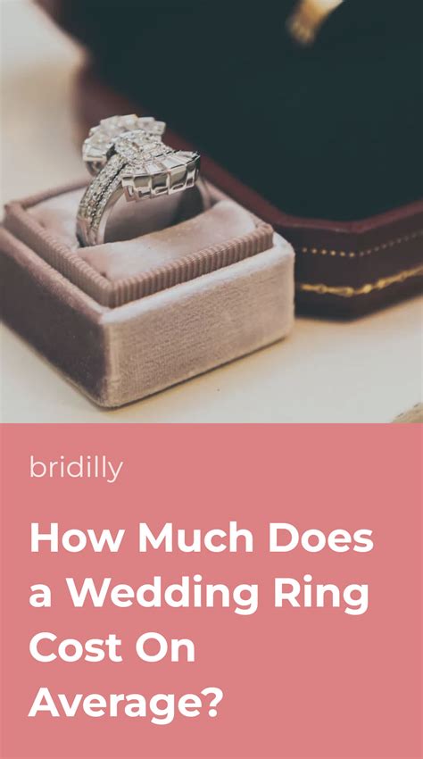 average cost for wedding rings